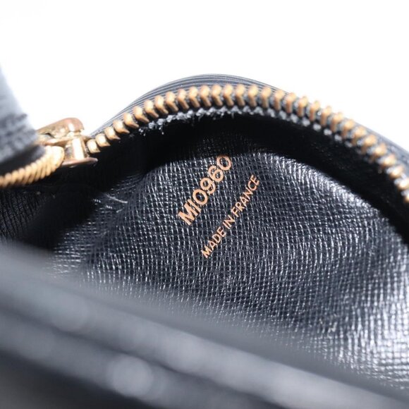 Authentic LOUIS VUITTON Epi Trocadero 23 Shoulder Bag Black M52302 LV - Picture 4 of 16